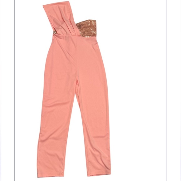 NWOT Unbranded Pink Jumpsuit, Size XL. - Picture 1 of 7